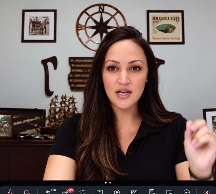 Johannah Zabal on video call