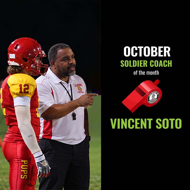 Vincent Soto Oct Soldier Coach of the Month